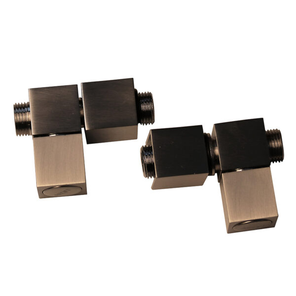 Cube manual straight radiator valves