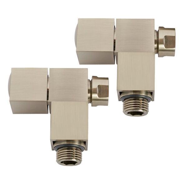 Cubic angle manual radiator valves