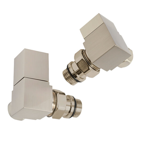 Cubic corner manual radiator valves