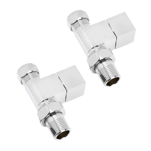 Cubic straight manual radiator valves