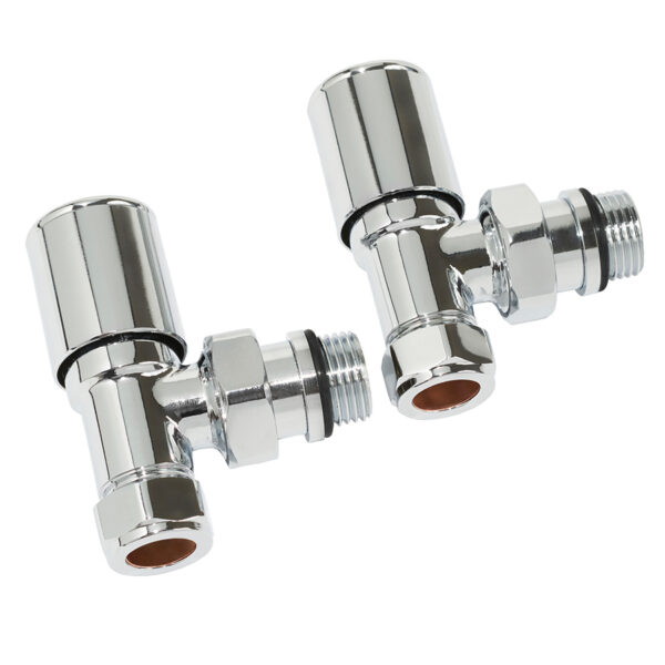 Cylindrical angle manual radiator valves