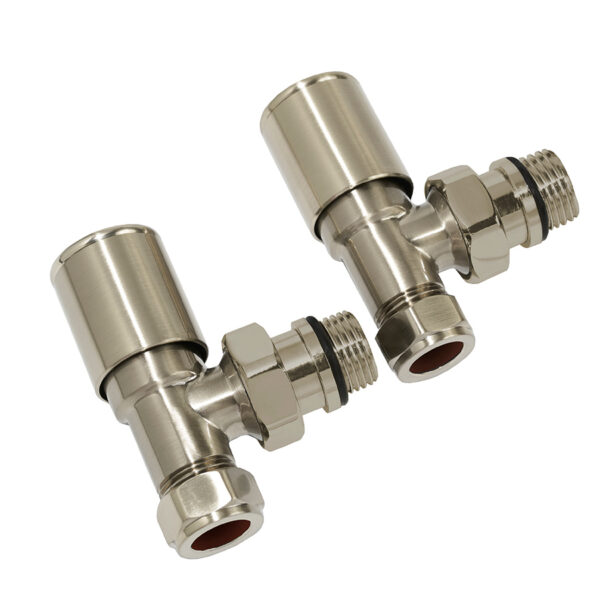 Cylindrical angle manual radiator valves