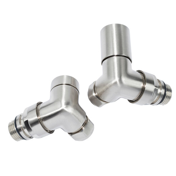 Cylindrical corner manual radiator valves