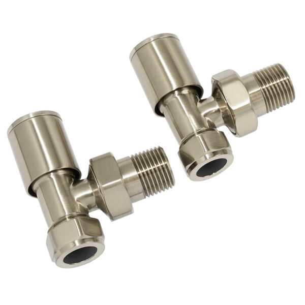 Cylindrical angle manual radiator valves