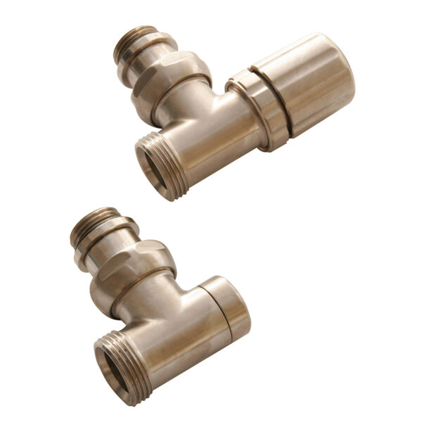 Straight radiator valves