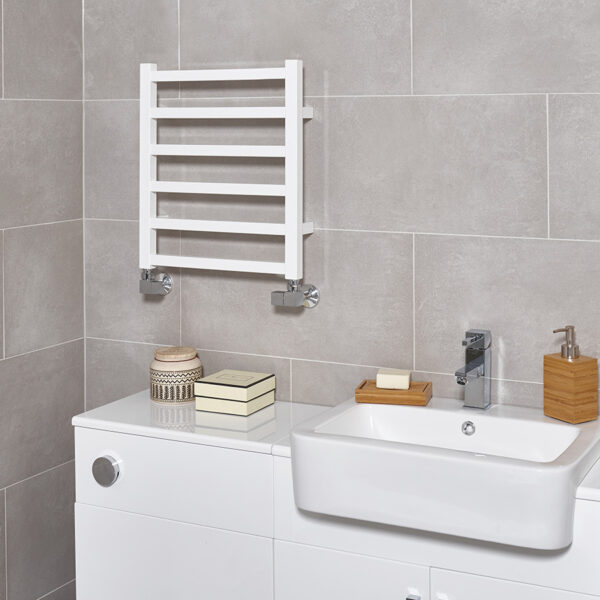 Modern bathroom towel rail