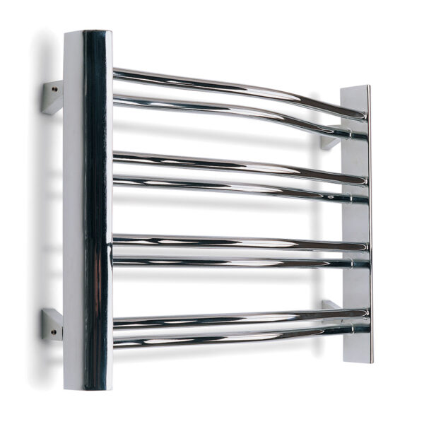 Modern compact space saving bathroom towel rail