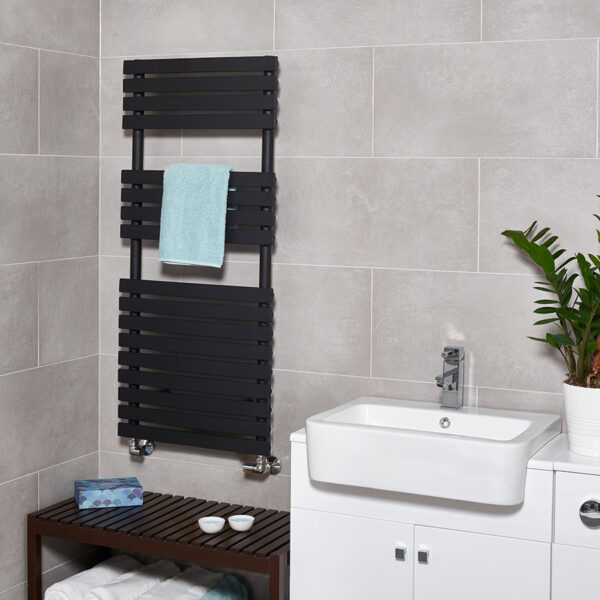 Modern bathroom towel rail