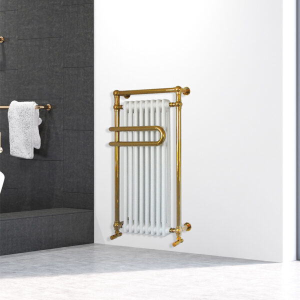 Traditional bathroom towel rail for home