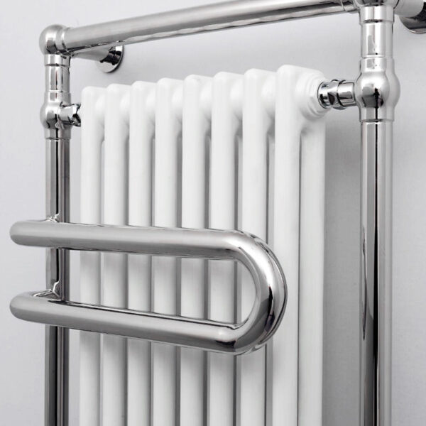 Traditional bathroom towel rail for home