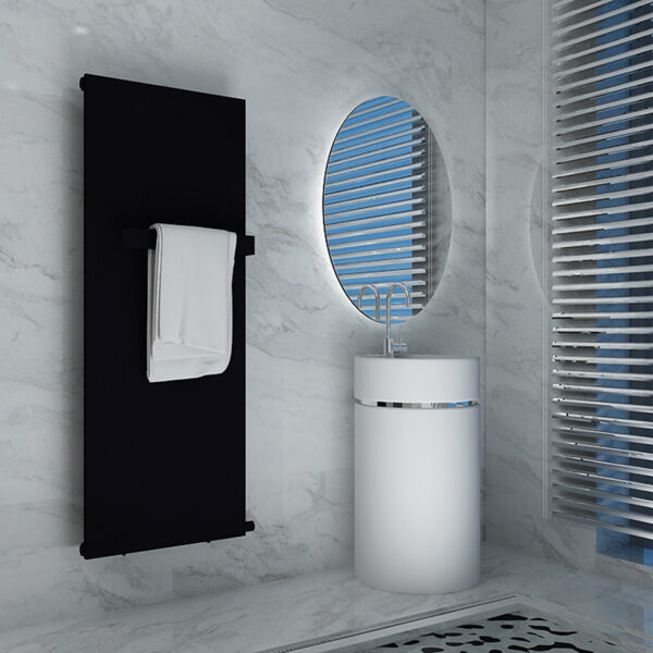 Modern bathroom towel rail bar