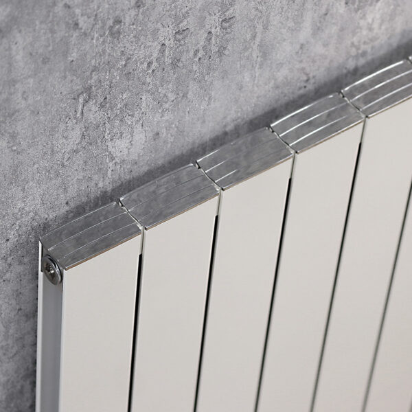White radiator for living rooms and hallways