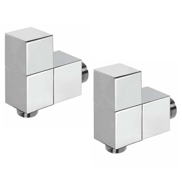Cube manual angle radiator valves