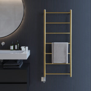 Econox Electric EX5127HE200-GP (Gold Polished PVD) towel rail